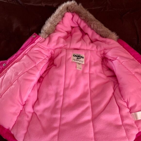 FUCHSIA OSHKOSH B’gosh GIRLS COAT 18 MONTHS 🩷HP🩷 NWT - Picture 6 of 7